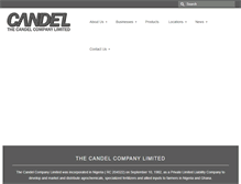 Tablet Screenshot of candelcorp.com